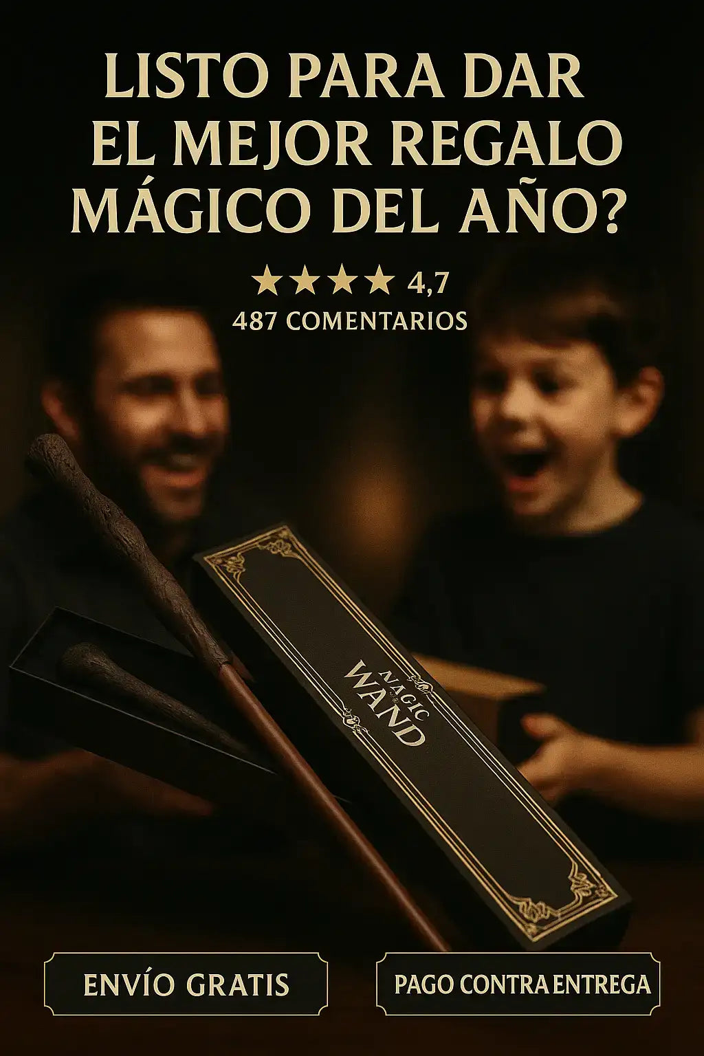 Varita Mágica que lanza hechizos- Fans Harry Potter