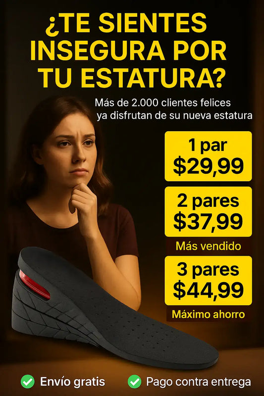 Plantillas Ortopédicas ®ElévatePro AJUSTABLE A TU MEDIDA