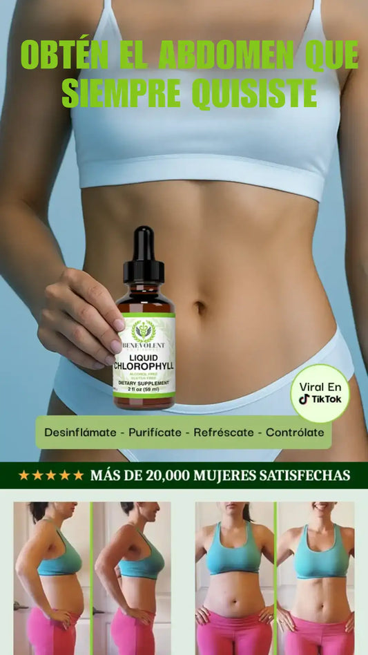 Clorofila Líquida Benevolent - Detox Natural