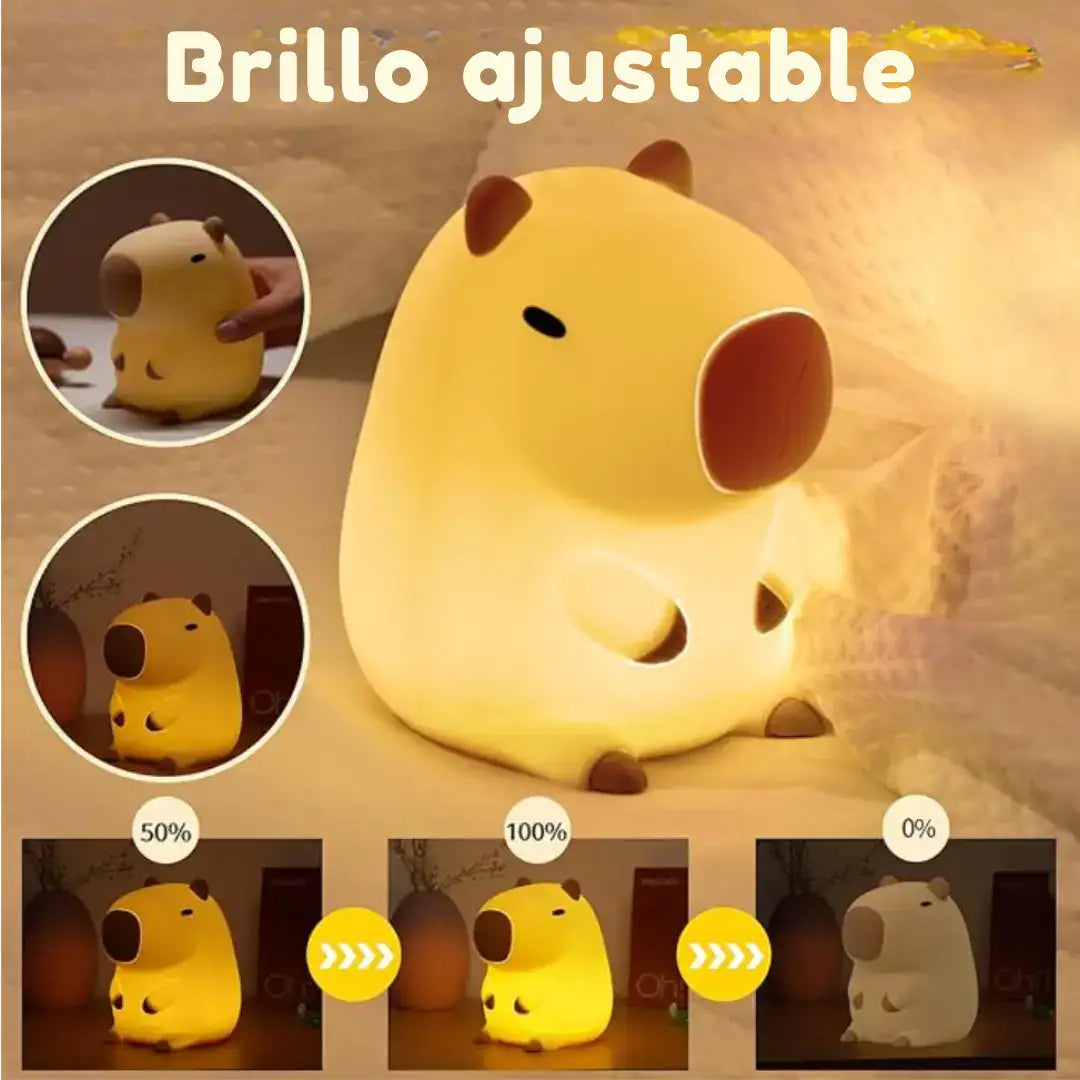 Capybara Lámpara Antiestrés Touch Suave