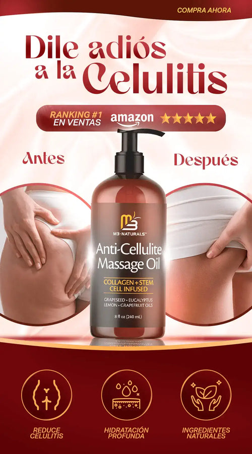 M3 NATURALS ™  Aceite Reafirmante Anti-celulítico
