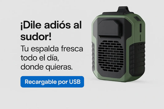Ventilador de Cintura Portátil  3 EN 1 Función Powerbank CoolPro°